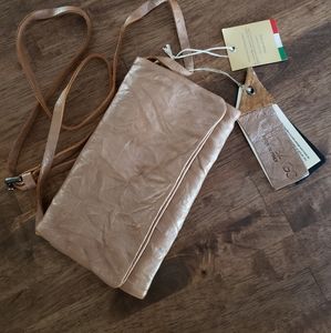 NWT Sohobags Leather Crossbody Trifold